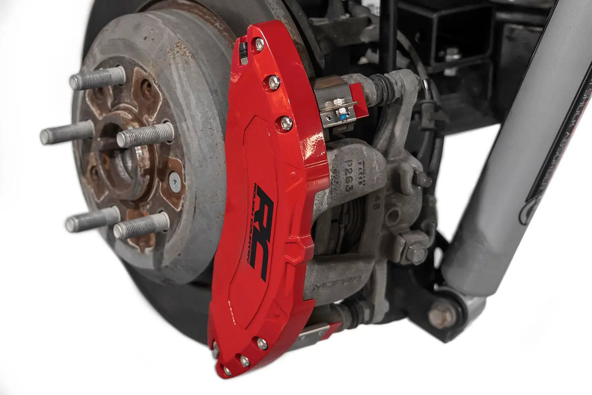 Caliper Covers | Rear | Red | Non-Sport | Jeep Wrangler JL (18-26)/Wrangler Unlimited (18-26) 