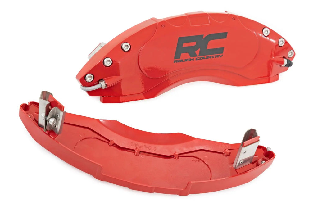 Caliper Covers | Front and Rear | Red | Ford F-250/F-350 Super Duty (23-26)