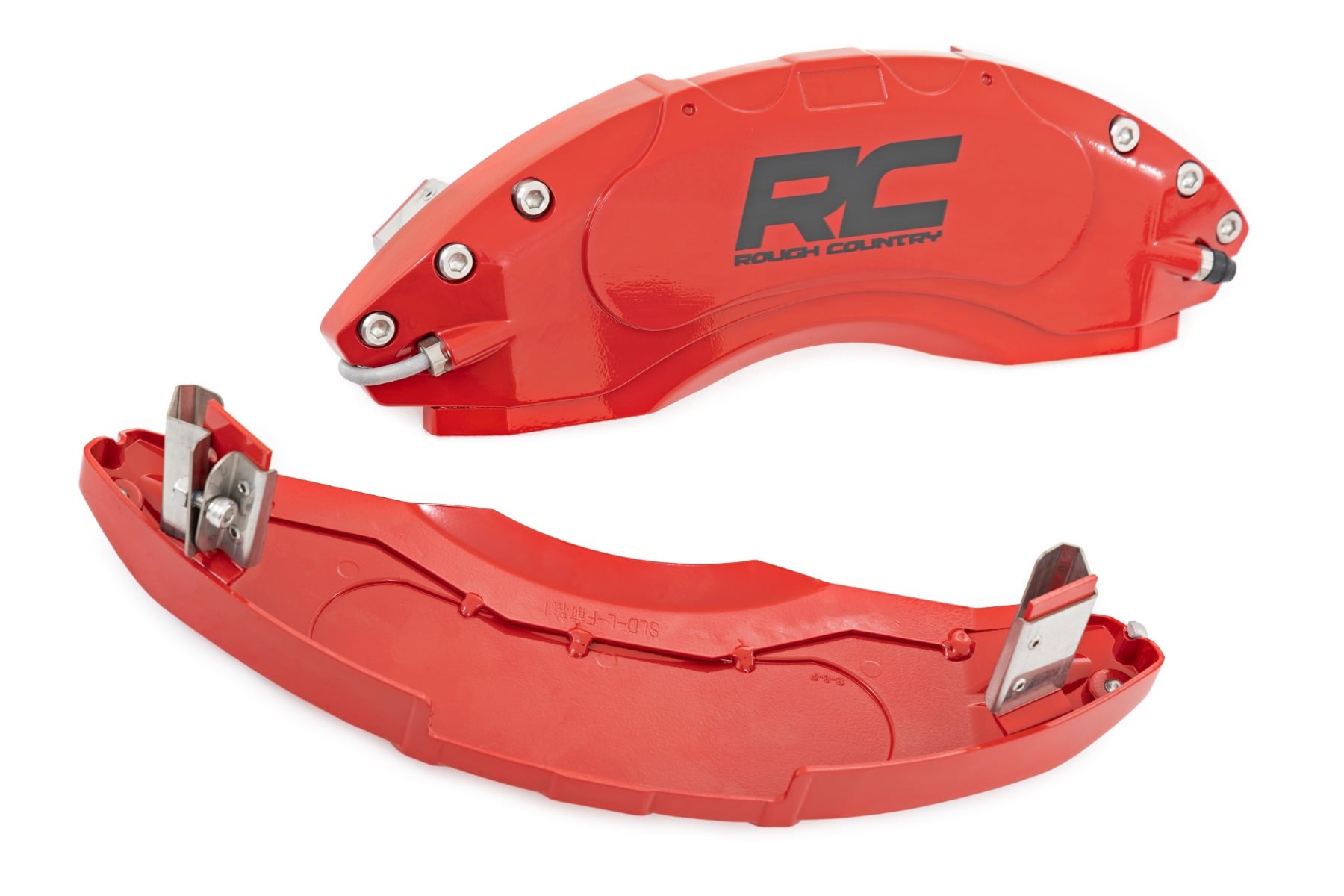 Caliper Covers | Front and Rear | Red | Toyota Tacoma 2WD/4WD (2024-2026) by Rough Country