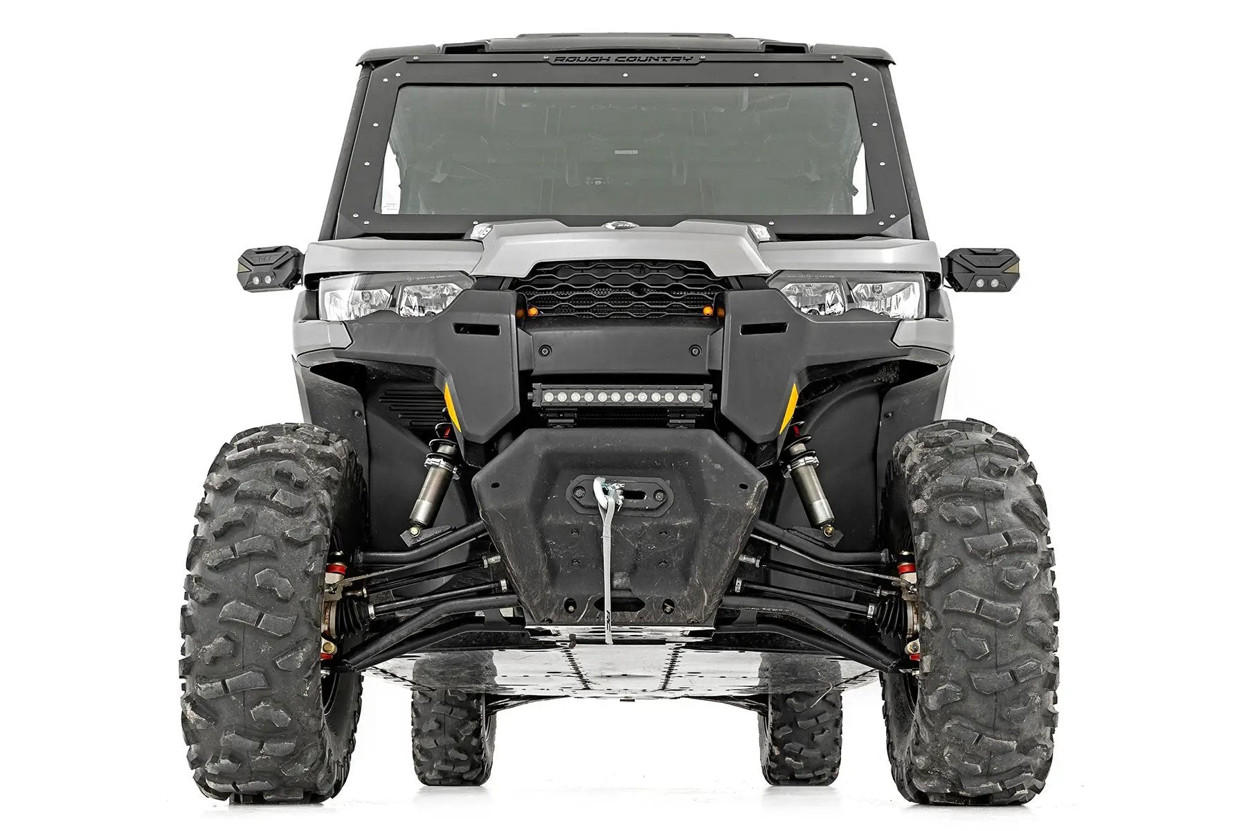 M1 Front Coil Over Shocks | Ride Height Adjust | Can-Am Defender HD5/HD8/HD9/HD10 by Rough Country