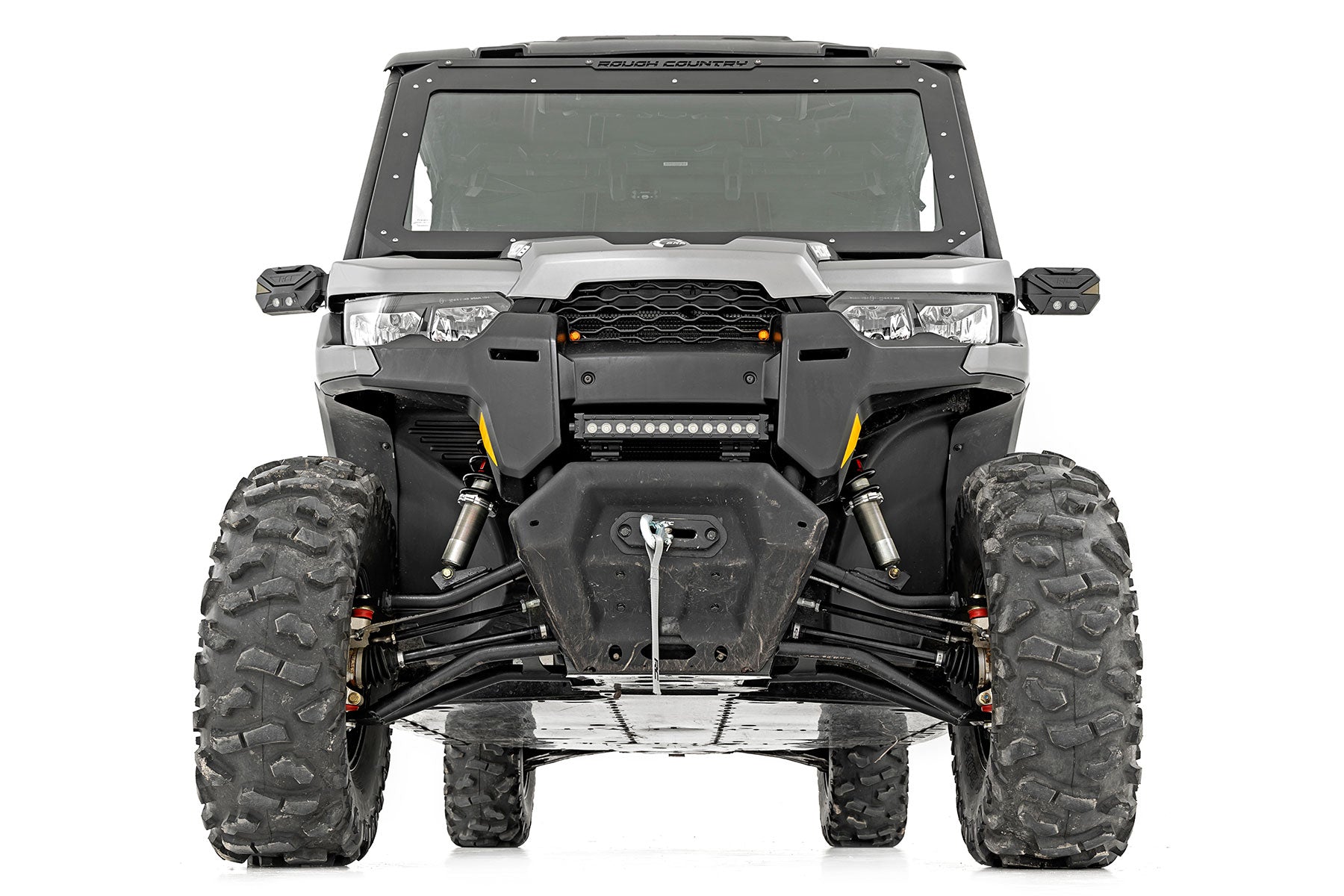 M1 Front Coil Over Shocks | Ride Height Adjust | Can-Am Defender HD5/HD8/HD9/HD10 by Rough Country
