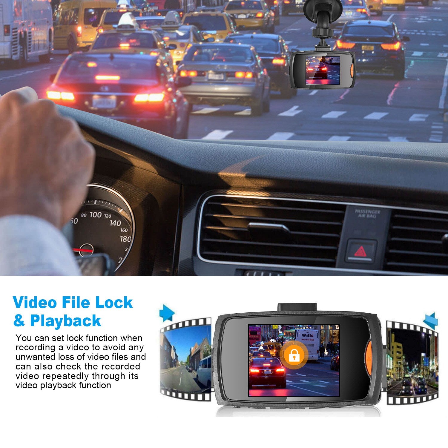 1080P Car DVR Camera Dash Cam Camcorder 90 Degree Angle Loop Recording Night Vison by Nino Auto Repair