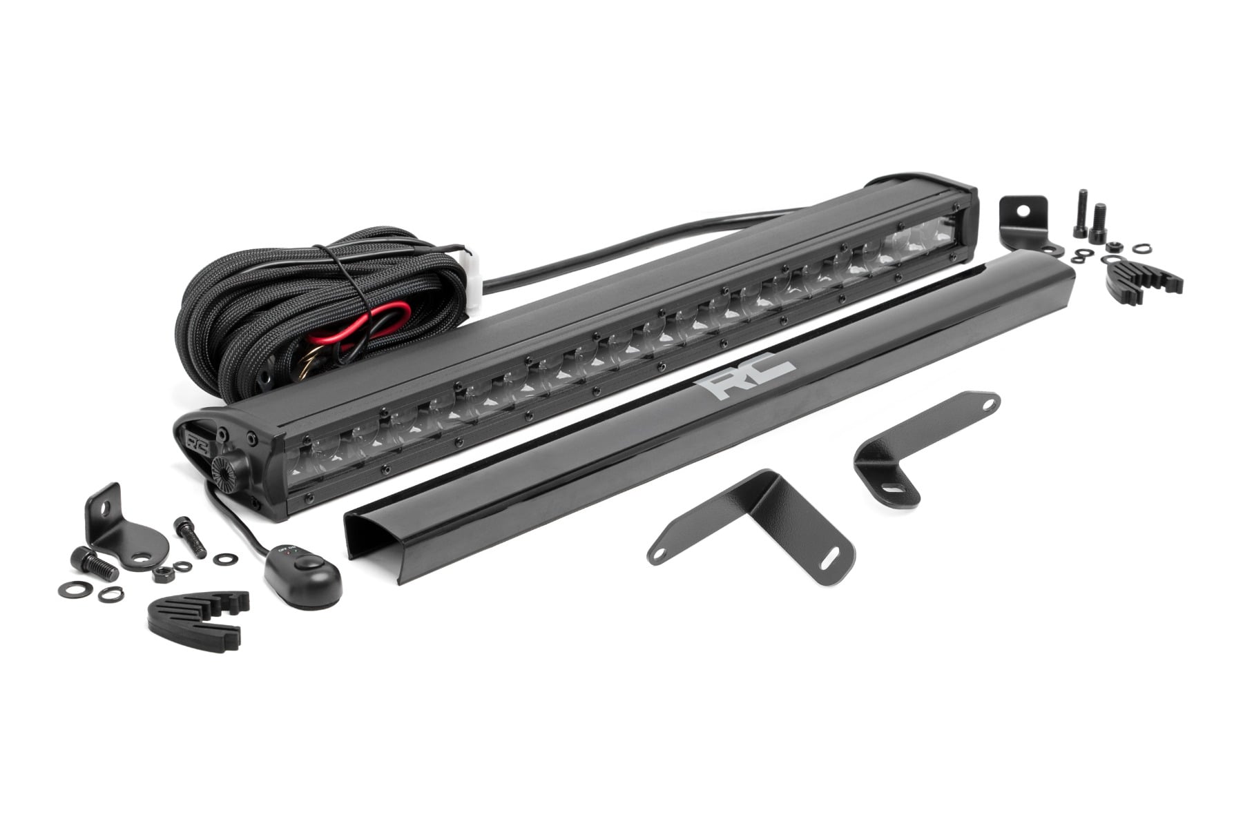LED Light Kit | Under Bed Mount | 20" Black Single Row | CFMOTO UFORCE 1000 by Rough Country