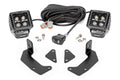 LED Light Kit | Cage Mount | 2" Black Pair | Amber DRL | CFMOTO UFORCE 1000 by Rough Country