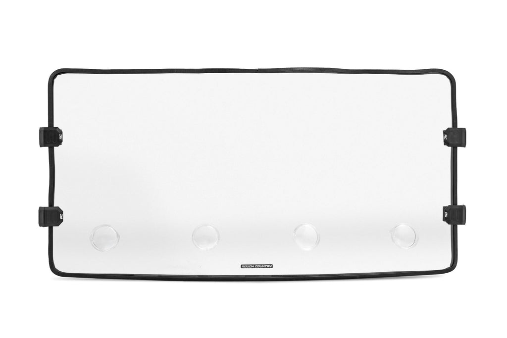 Vented Full Windshield | Scratch Resistant | CFMOTO UFORCE U10 Pro by Rough Country