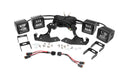 LED Light Kit | Fog Mount | Dual 2" Black Pairs | Chevy Silverado 1500/2500HD/3500HD 2WD/4WD by Rough Country