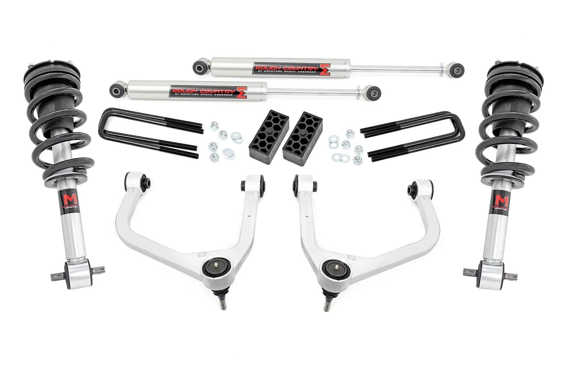 3.5 Inch Lift Kit | M1 Struts/M1 | Chevy Silverado 1500 2WD/4WD (2019-2024) by Rough Country