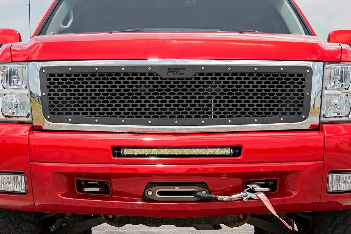 Mesh Grille | Chevy Silverado 1500 2WD/4WD (2007-2013) by Rough Country
