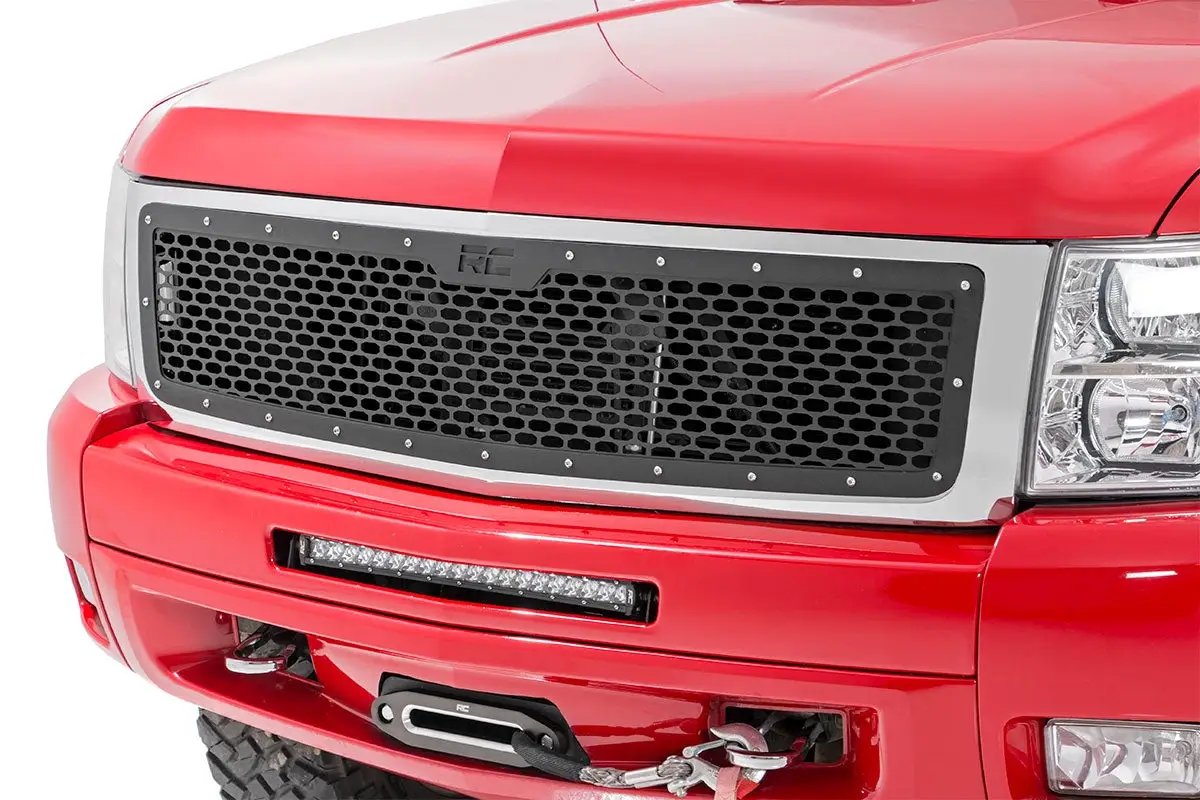 Mesh Grille | Chevy Silverado 1500 2WD/4WD (2007-2013) by Rough Country