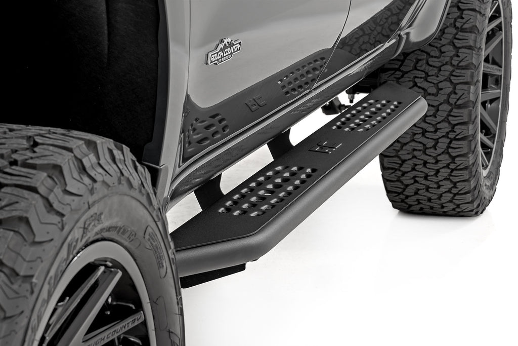 OV2 Running Boards | Side Step Bars | Crew Cab | Chevy/GMC 1500/2500HD (19-26) by Rough Country