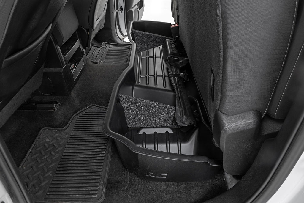 Under Seat Storage | Double Cab | Chevy/GMC 1500/2500HD/3500HD 2WD/4WD by Rough Country