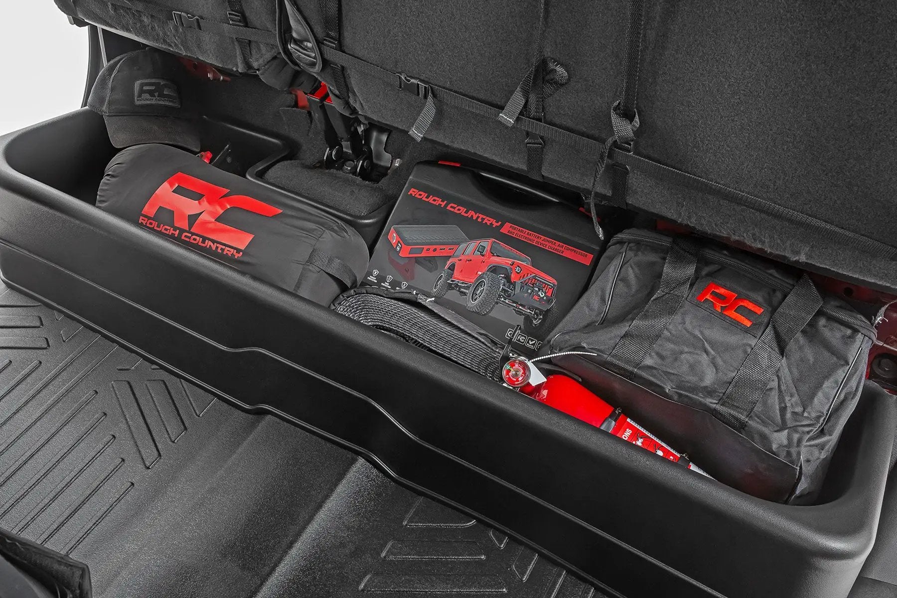 Under Seat Storage | Crew Cab | Chevy/GMC 1500/2500HD/3500HD (19-26) by Rough Country