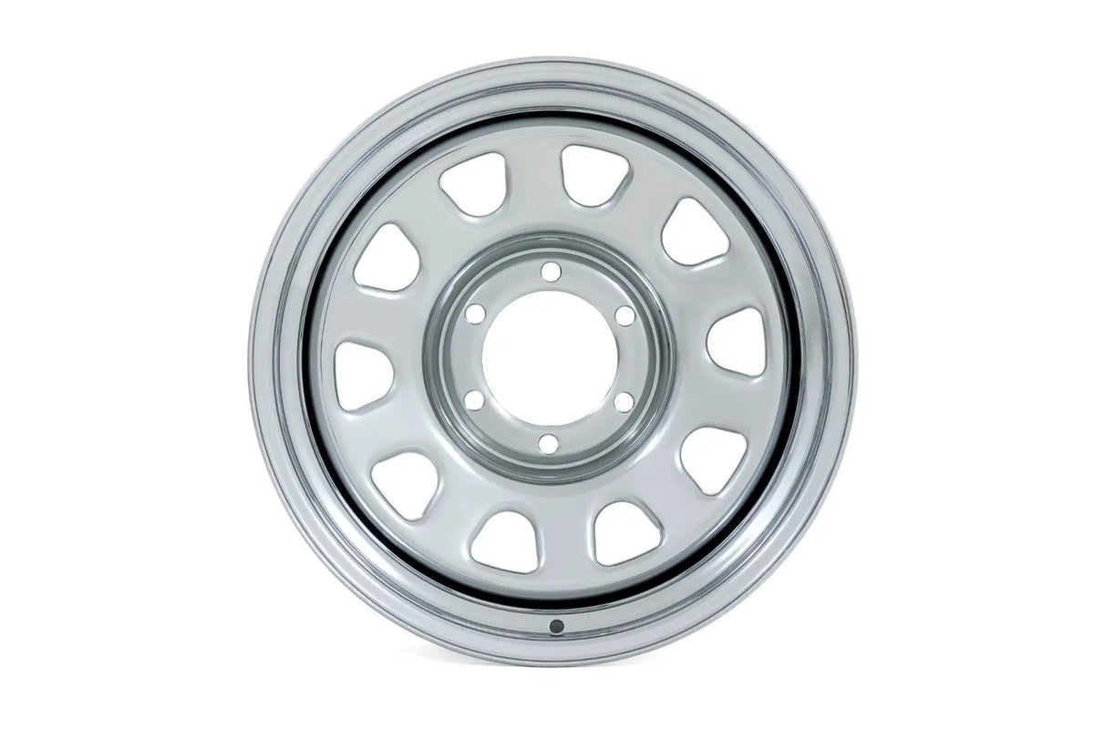 Steel Wheel | Chrome | 15x8 | 5x4.5 | 3.30 Bore | -19