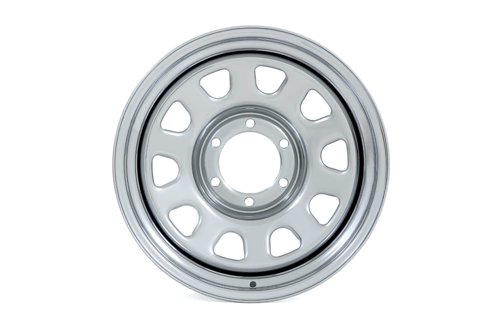 Steel Wheel | Chrome | 16x8 | 5x4.5 | 3.30 Bore | -6 by Rough Country