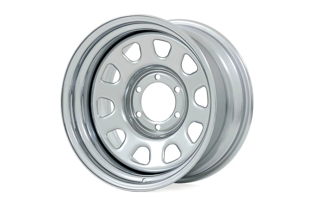 Steel Wheel | Chrome | 17x9 | 6x5.5 | 4.25 Bore | -12