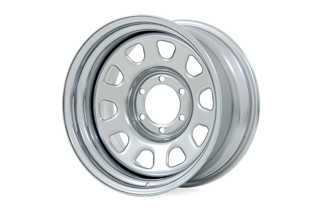 Steel Wheel | Chrome | 16x8 | 5x4.5 | 3.30 Bore | -6 by Rough Country