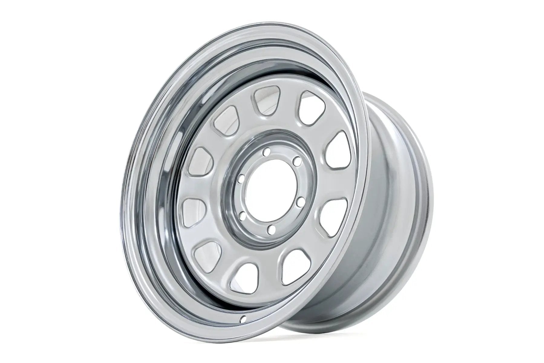 Steel Wheel | Chrome | 16x8 | 5x4.5 | 3.30 Bore | -6 by Rough Country