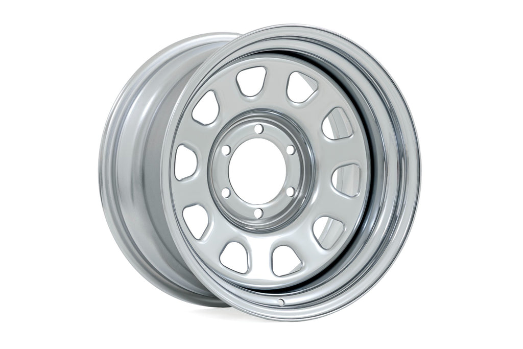 Steel Wheel | Chrome | 17x9 | 5x5 | 3.30 Bore | -12 by Rough Country