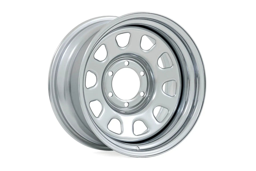 Steel Wheel | Chrome | 17x9 | 6x5.5 | 4.25 Bore | -12