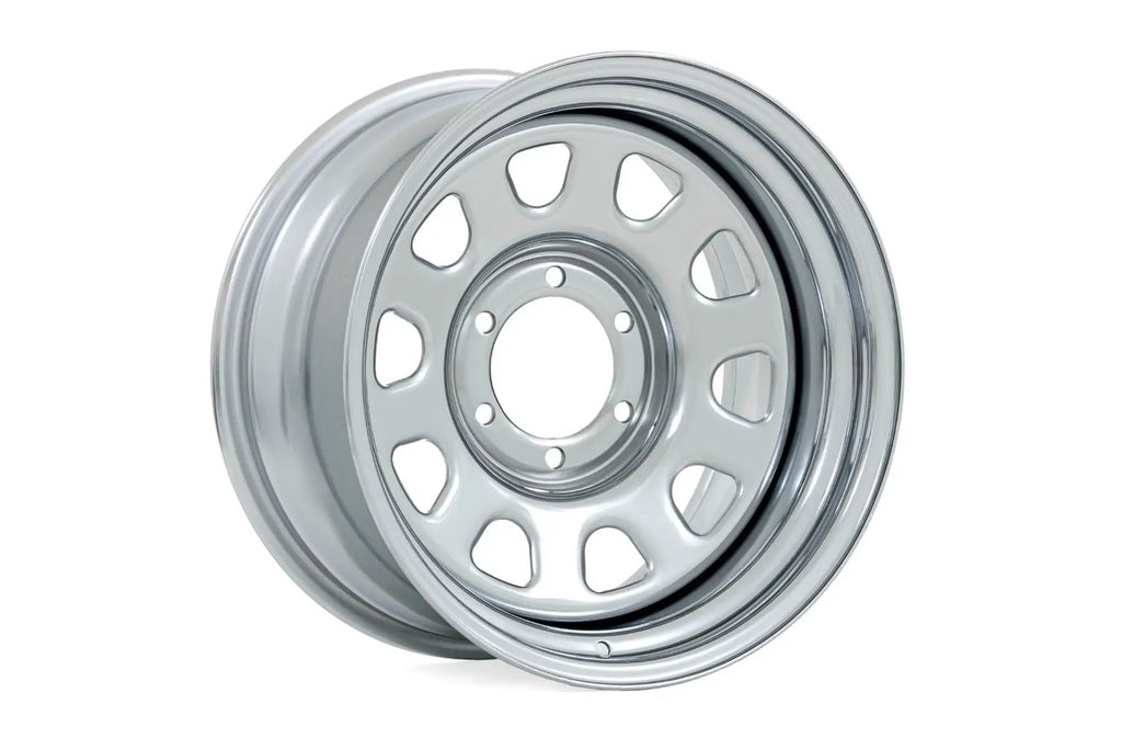 Steel Wheel | Chrome | 16x8 | 5x4.5 | 3.30 Bore | -6 by Rough Country