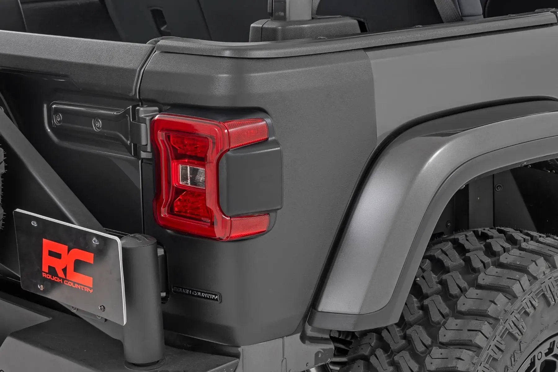 Trail Cladding | Rear Corners | Jeep Wrangler JL/Wrangler Unlimited (18-26) by Rough Country