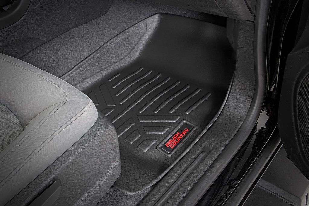 Floor Mats | FR & RR | Crew | Chevy/GMC Canyon/Colorado 2WD/4WD (2015-2022) by Rough Country
