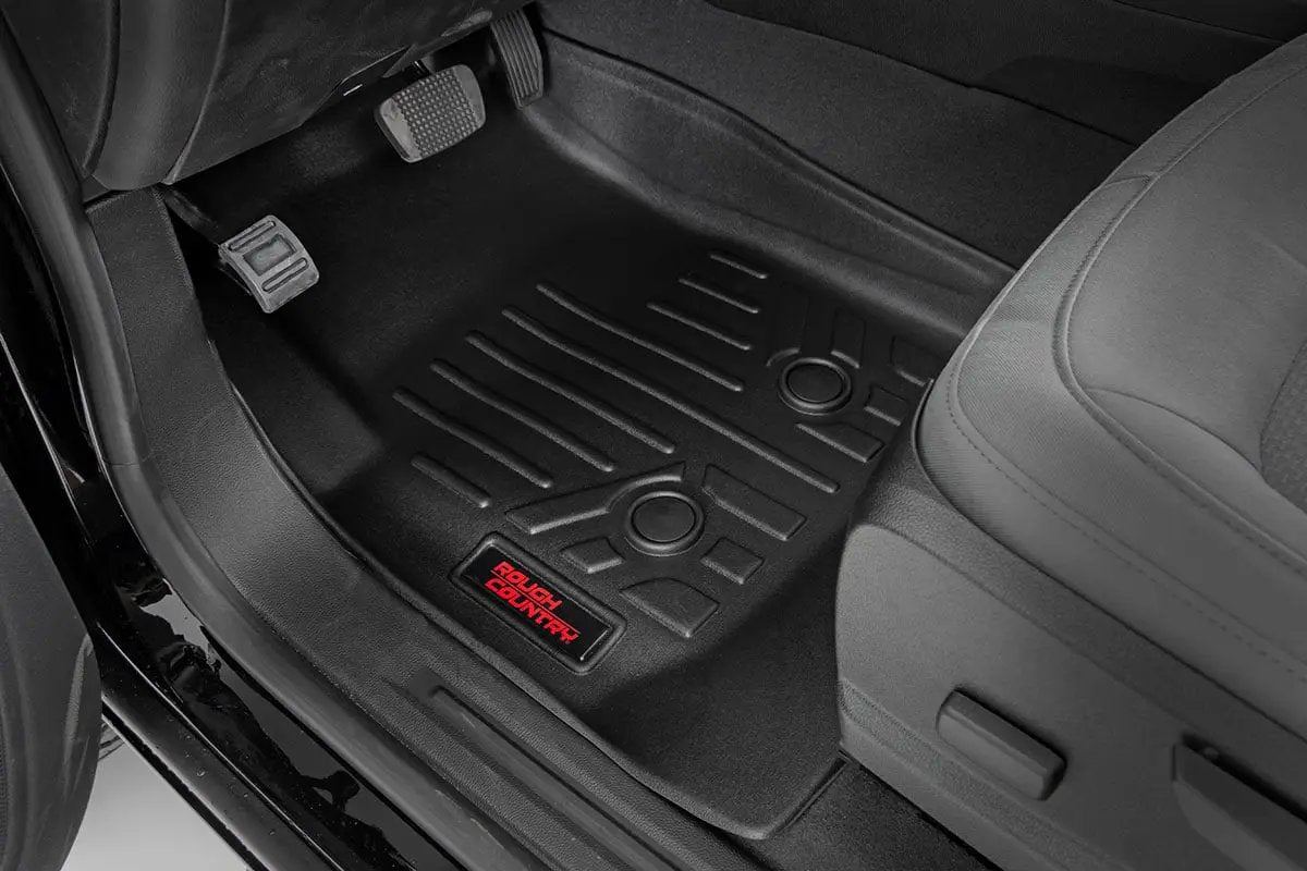 Floor Mats | FR & RR | Crew | Chevy/GMC Canyon/Colorado 2WD/4WD (2015-2022) by Rough Country