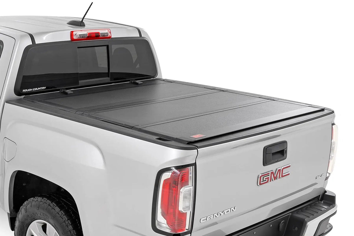 Hard Tri-Fold Flip Up Bed Cover | 5' Bed | Chevy/GMC Canyon/Colorado (15-26)