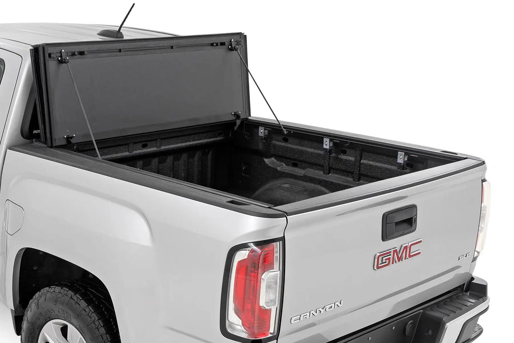 Hard Tri-Fold Flip Up Bed Cover | 5' Bed | Chevy/GMC Canyon/Colorado (15-26) by Rough Country