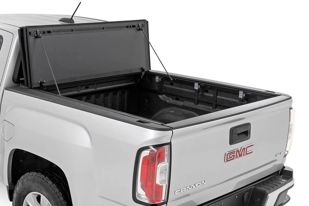 Hard Tri-Fold Flip Up Bed Cover | 6' Bed | Chevy/GMC Canyon/Colorado (15-26) by Rough Country