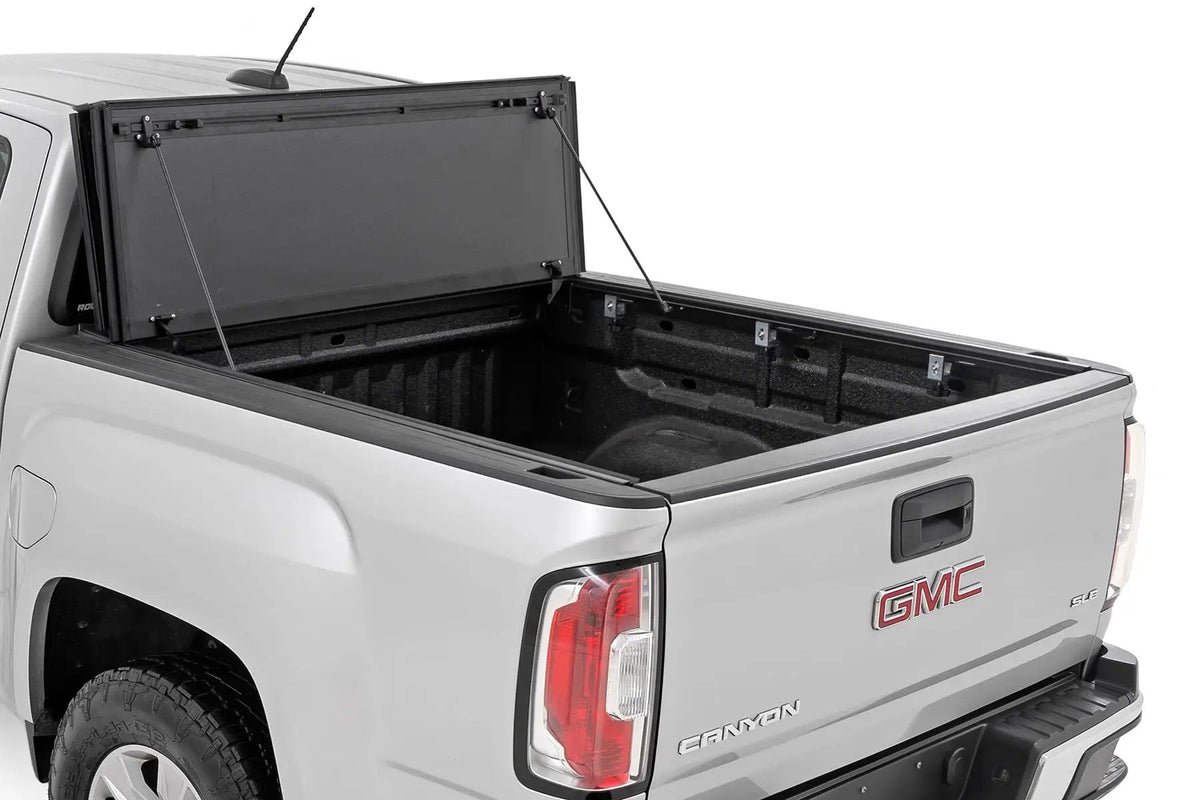 Hard Tri-Fold Flip Up Bed Cover | 6' Bed | Chevy/GMC Canyon/Colorado (15-26) by Rough Country
