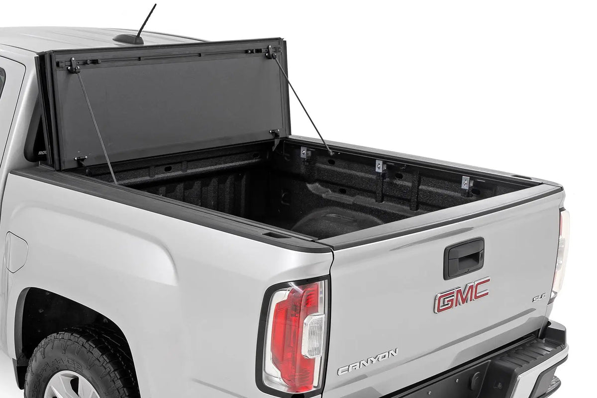 Hard Tri-Fold Flip Up Bed Cover | 6' Bed | Chevy/GMC Canyon/Colorado (15-26) by Rough Country