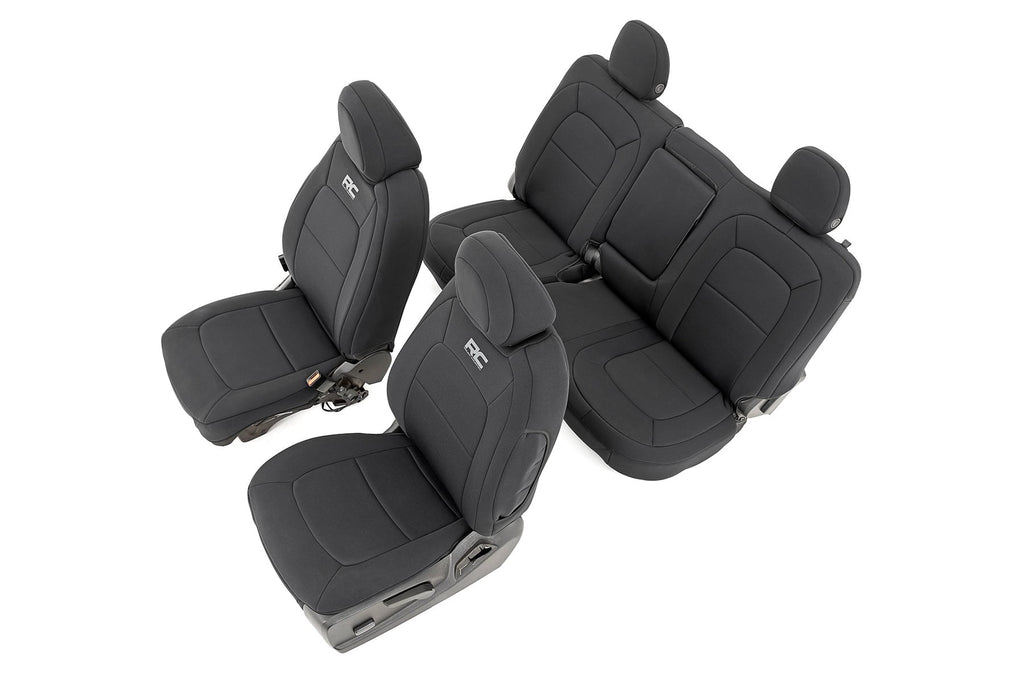 Seat Covers | Front Bucket | Rear Bench | Chevy/GMC Canyon/Colorado (15-22) by Rough Country