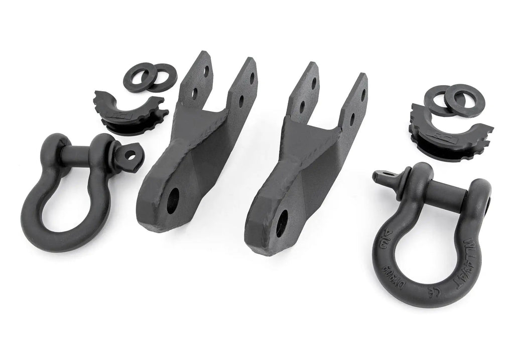 Tow Hook to Shackle Bracket | D-Ring Combo | Chevy Colorado 2WD/4WD (15-22) by Rough Country