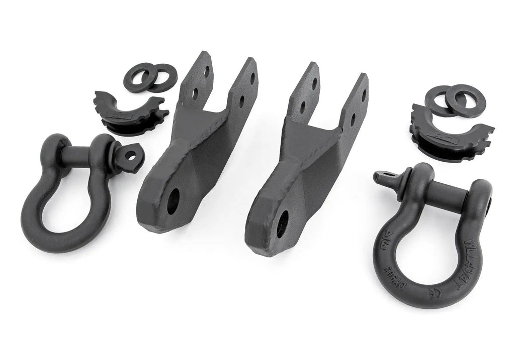 Tow Hook to Shackle Bracket | D-Ring Combo | Chevy Colorado 2WD/4WD (15-22) by Rough Country