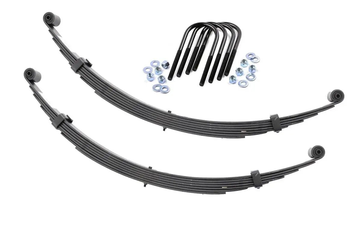 Front Leaf Springs | 2.5" Lift | Pair | International Scout II 4WD (71-80) by Rough Country