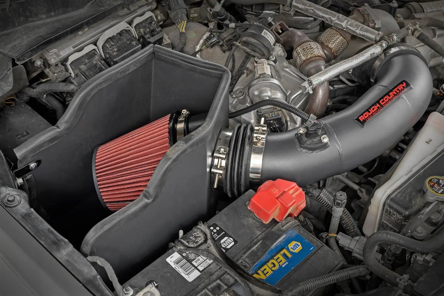 Rough Country 6.7L Cold Air Intake | w//Prefilter | Ford F-250/F-350 Super Duty (17-19) by Rough Country