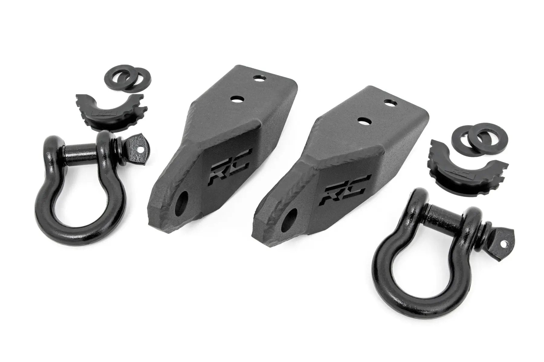 Tow Hook Brackets | D-Ring Combo | Toyota Tundra 2WD/4WD (2007-2021) by Rough Country