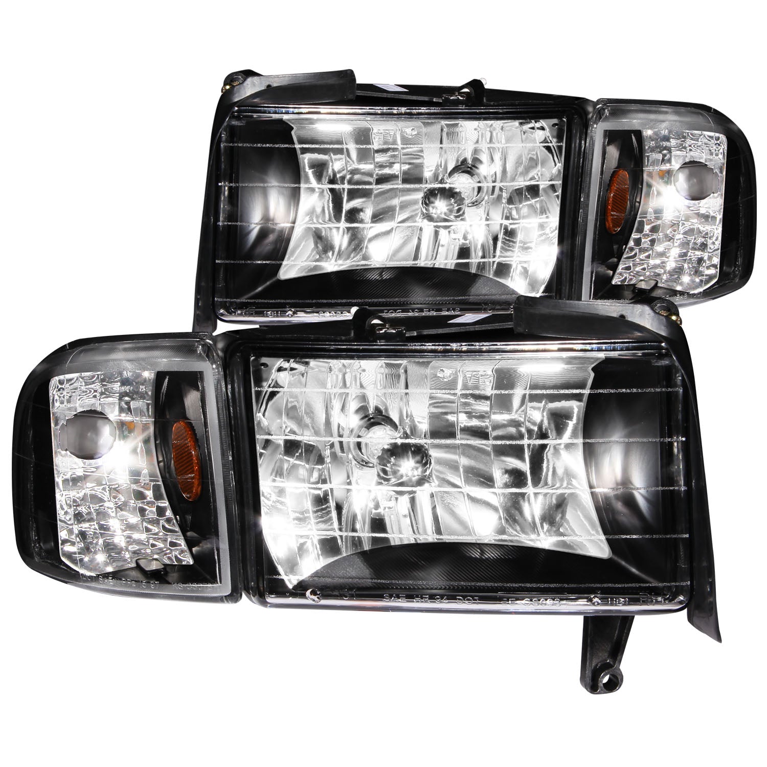 Crystal Headlight Set by ANZO USA