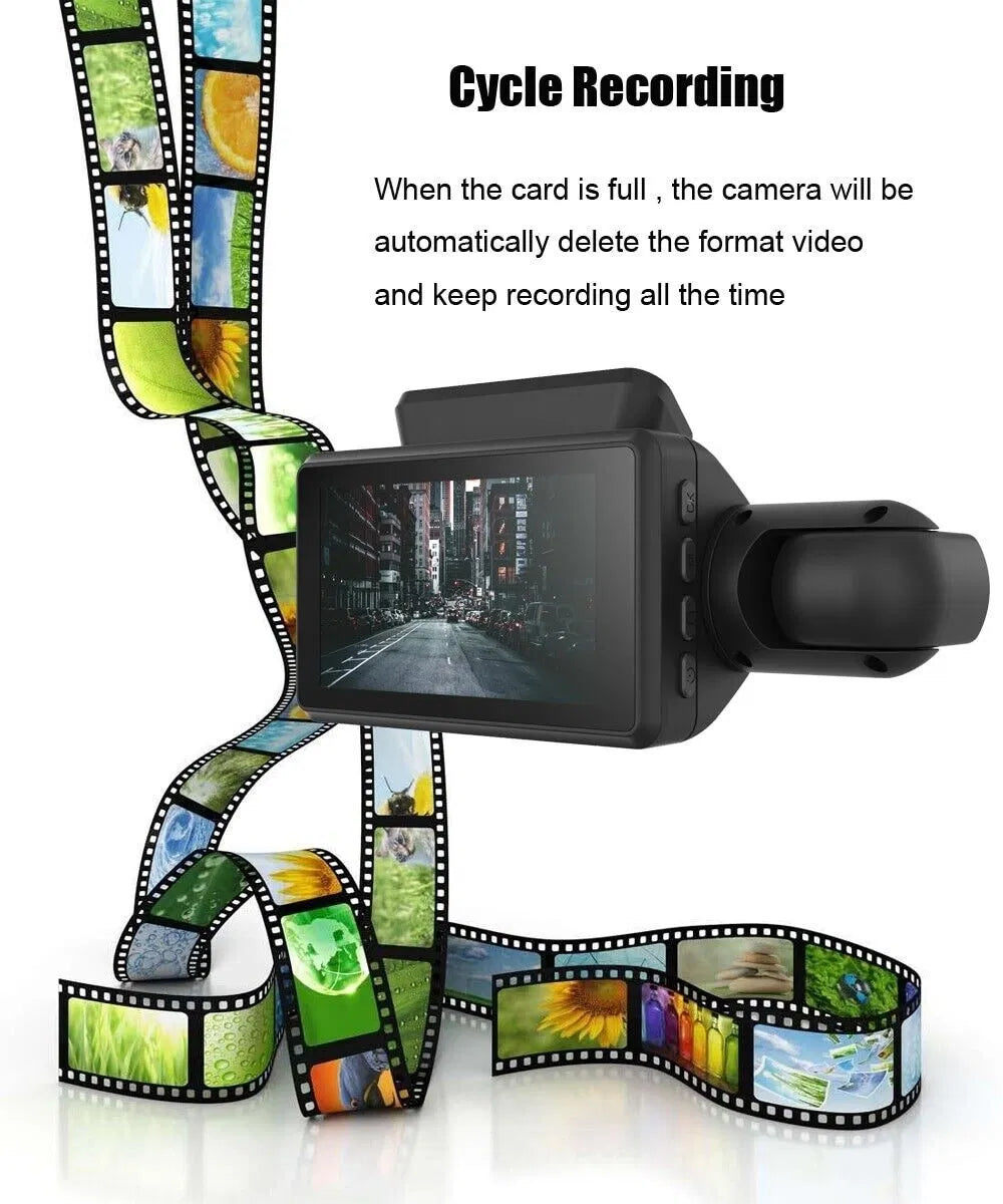 1080P Dual Lens Car DVR Dash Cam Video Recorder G-Sensor Front And Inside Camera by Nino Auto Repair
