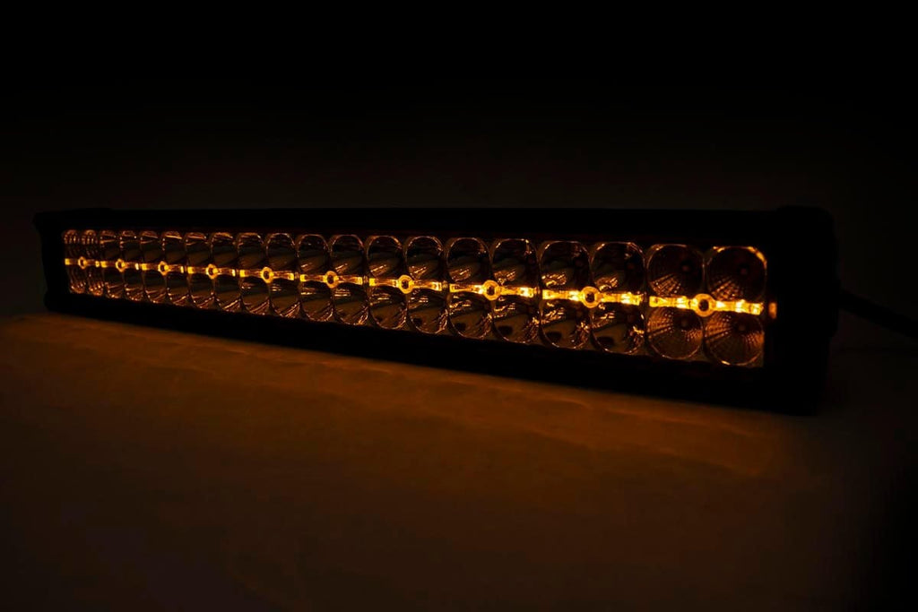 20 Inch Chrome Series LED Light Bar | Dual Row | Amber DRL by Rough Country