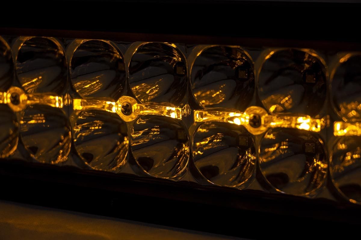 20 Inch Chrome Series LED Light Bar | Dual Row | Amber DRL by Rough Country