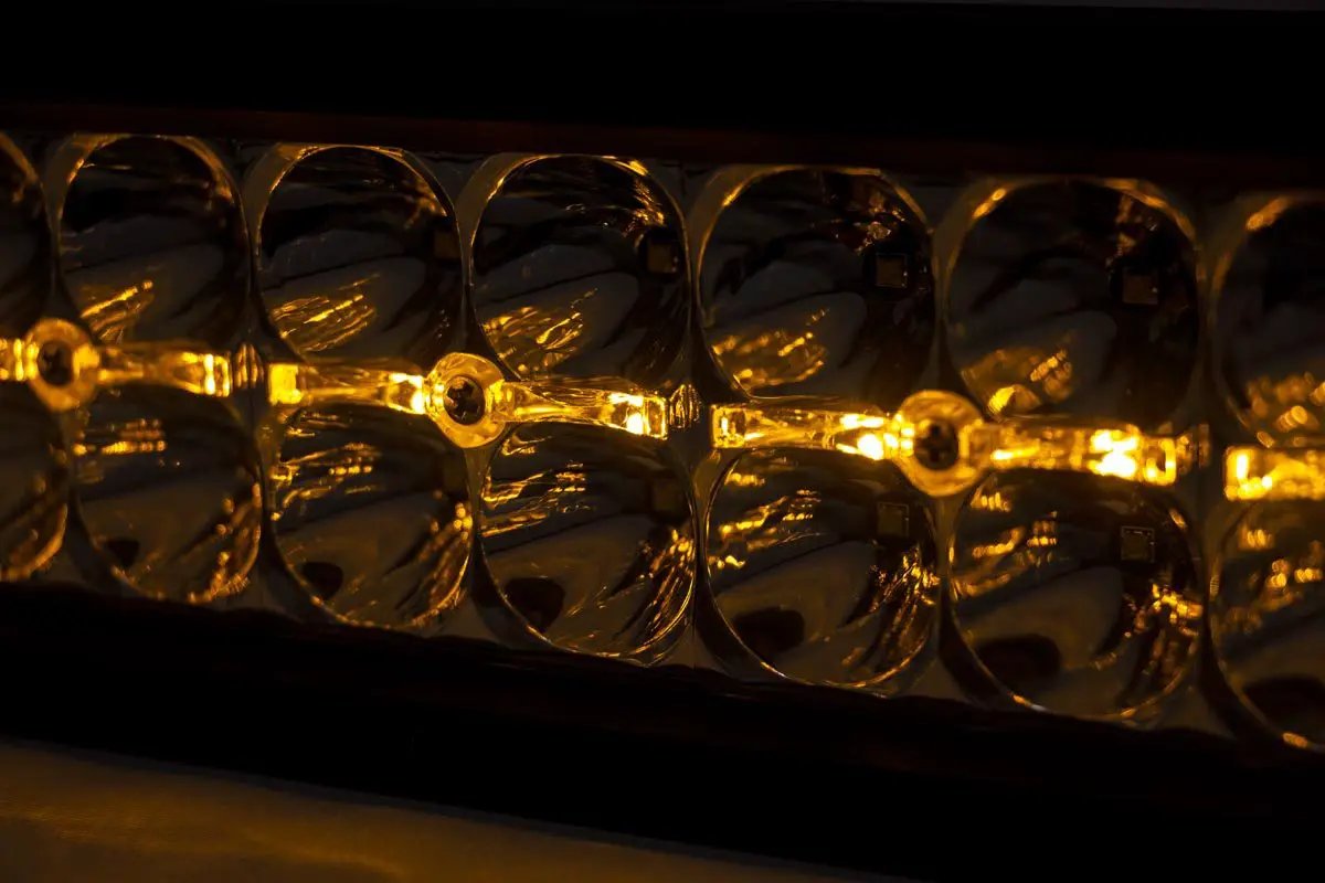 20 Inch Chrome Series LED Light Bar | Dual Row | Amber DRL by Rough Country