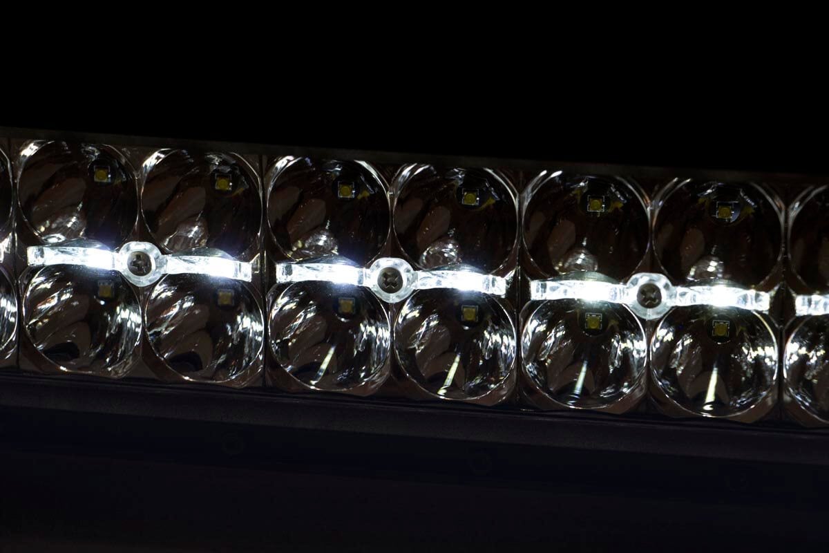 12 Inch Black Series LED Light Bar | Dual Row | White DRL by Rough Country