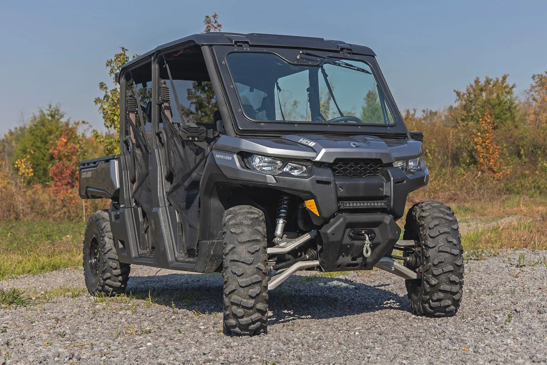 N3 Front Coil Over Shocks | Stock | Can-Am Defender HD5/HD8/HD9/H10 by Rough Country