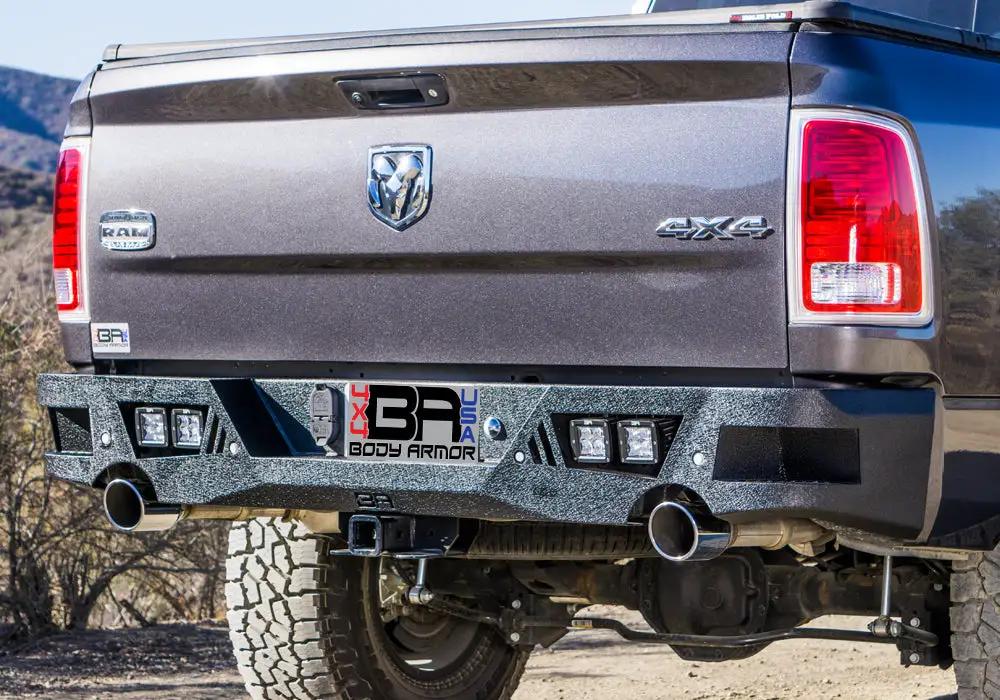 Eco Series Rear Bumper, Black, F-250 by Body Armor 4x4