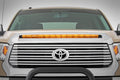 LED Light Kit | Hood Bulge | 40" White/Amber Strip | Toyota Tundra (14-21) by Rough Country