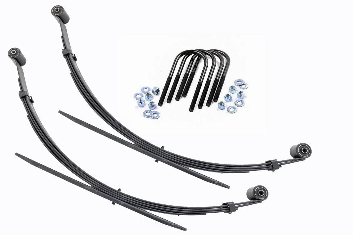 Rear Leaf Springs | 4" Lift | Pair | Ford F-250/F-350 Super Duty 4WD (99-04) by Rough Country