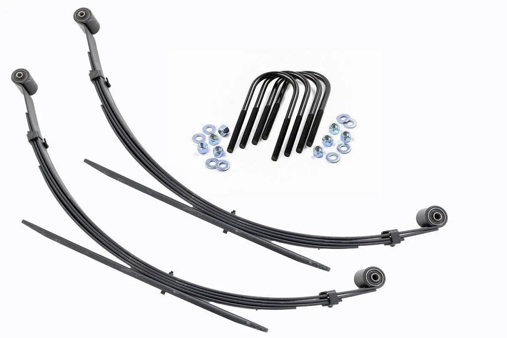 Rear Leaf Springs | 4" Lift | Pair | Ford F-250/F-350 Super Duty 4WD (99-04) by Rough Country