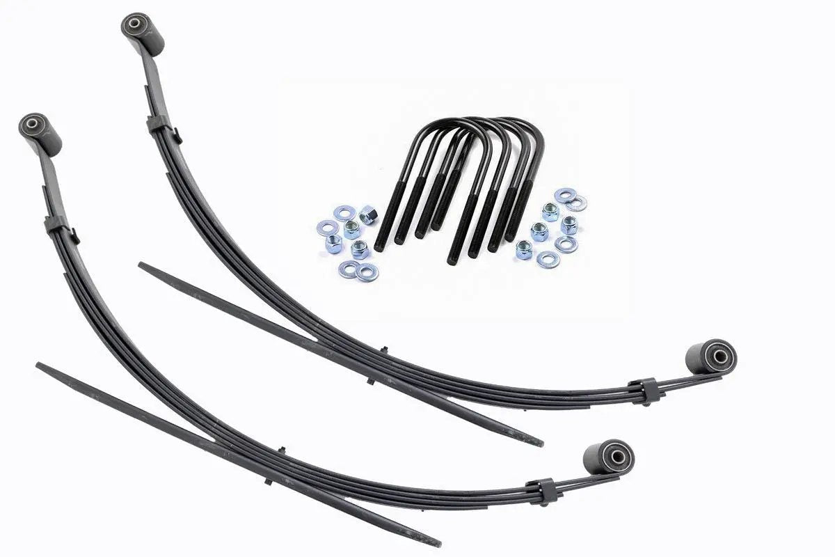 Rear Leaf Springs | 4" Lift | Pair | Ford F-250/F-350 Super Duty 4WD (99-04) by Rough Country